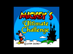 Mickey's Ultimate Challenge screenshot 3 for Sega Master System